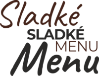 Sladké menu text